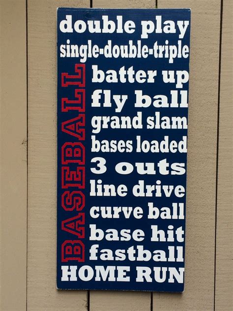 Baseball sign by ajmpdesigns on Etsy https://www.etsy.com/listing ...