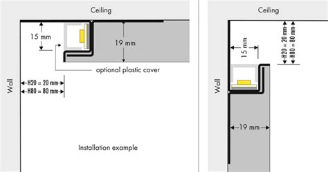 Cove Lighting Profile H Plaster Led Leuchten - Led Lights Proled Mbnled ...