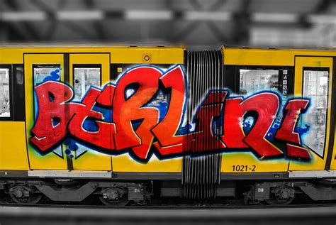 HD wallpaper: berlin, graffiti, travel, train, transport, city, yellow, text | Wallpaper Flare