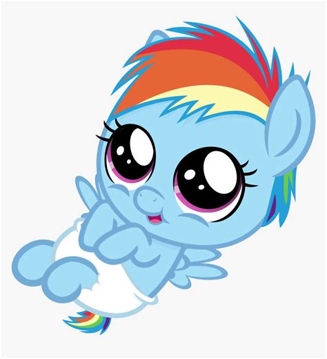 Great My Little Pony Friendship Is Magic Clipart - Cute Baby My Little Pony, HD Png Download ...