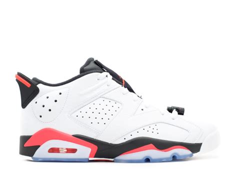 Air Jordan 6 Retro Low "Infrared" White/Infrared 23-Black | SBD