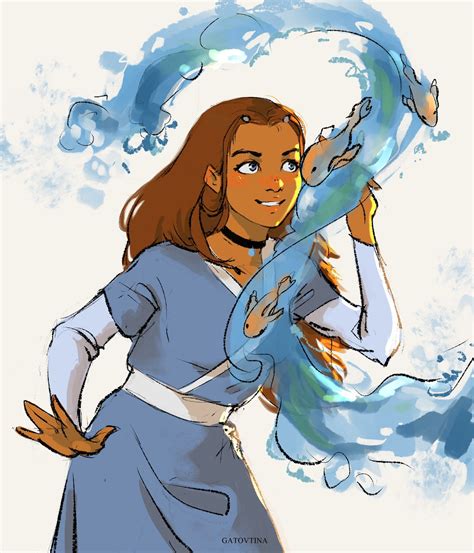 ArtStation - Katara fanart, Valentina García | Avatar the last airbender, Avatar fan art, The ...