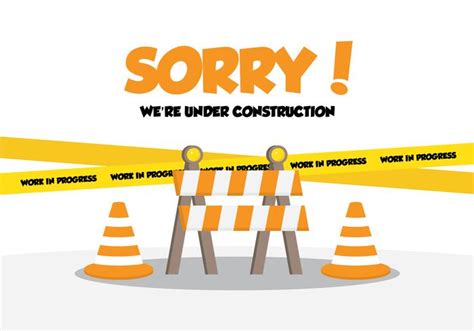 Under Construction Sign 192215 Vector Art at Vecteezy