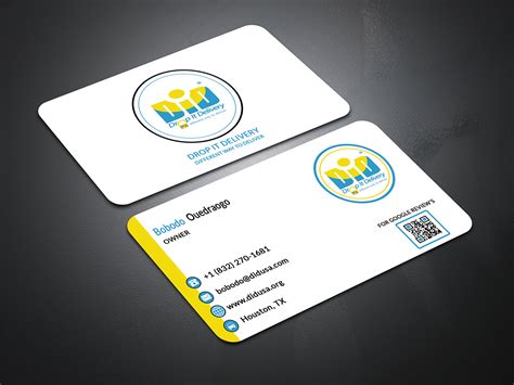 Delivery Company business card on Behance