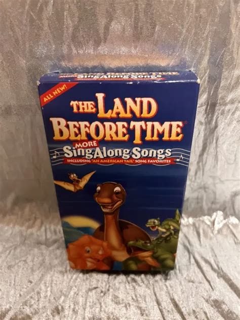 The Land Before Time: Sing Along Songs Animated Children's Pal VHS 0044007835135 – Golden Class ...