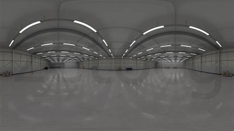 3D model HDRI - Industrial Warehouse Interior 3b VR / AR / low-poly | CGTrader