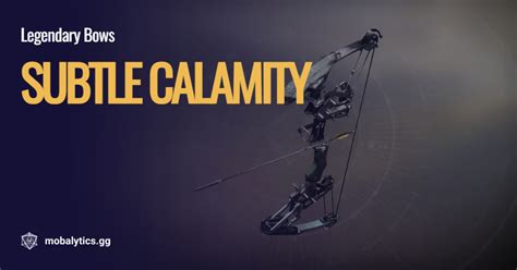 Subtle Calamity God Roll for PvE & PvP, Stats & Possible Rolls - Mobalytics