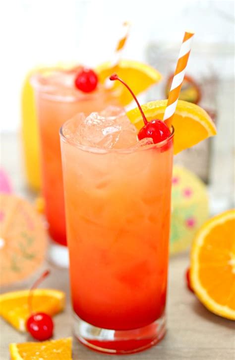 Tequila Sunrise Cocktail - Mom 4 Real | Recette | Cocktail sans alcool ...