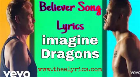 Believer Lyrics In English | Imagine Dragons -Big Easy Believer