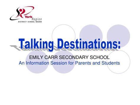 PPT - EMILY CARR SECONDARY SCHOOL An Information Session for Parents and Students PowerPoint ...