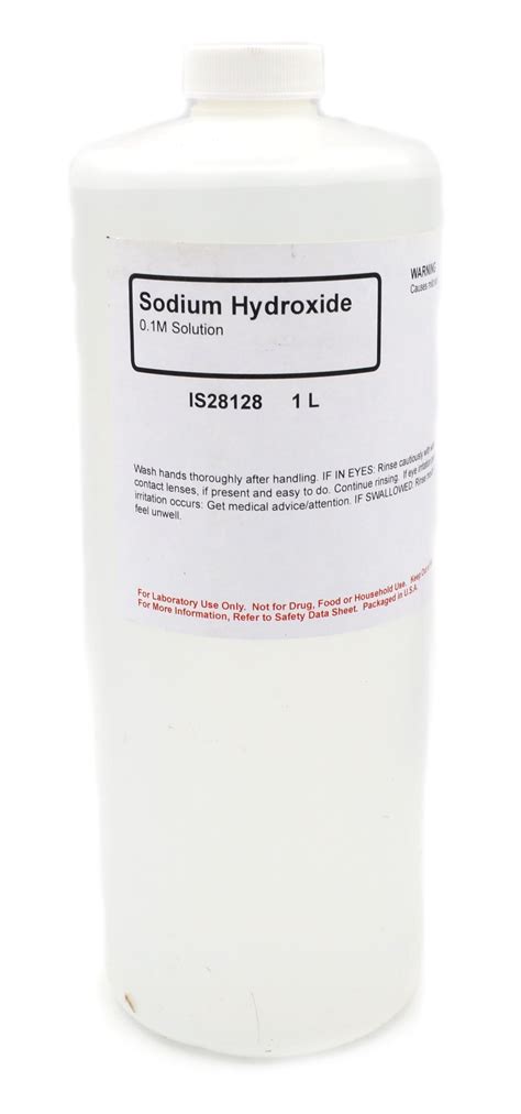 Sodium Hydroxide Solution, 0.1M, 1L - The Curated Chemical Collection - Walmart.com