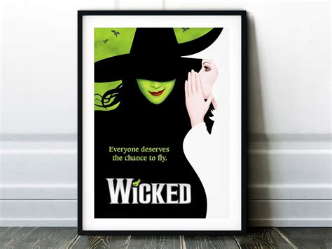 Wicked Musical Poster Wall Art Print Photo | Etsy