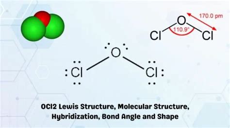 OCl2 Lewis Structure, Molecular Structure, Hybridization, Bond Angle and Shape