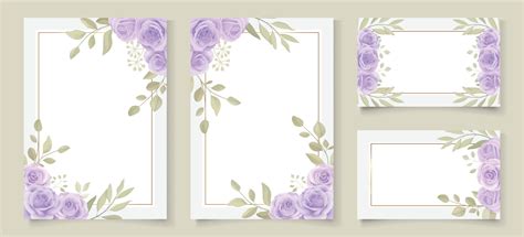 Purple Flower Border Vector Art, Icons, and Graphics for Free Download