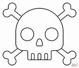 Skull and Crossbones Emoji coloring Page  Free Printable Coloring Pages sketch template