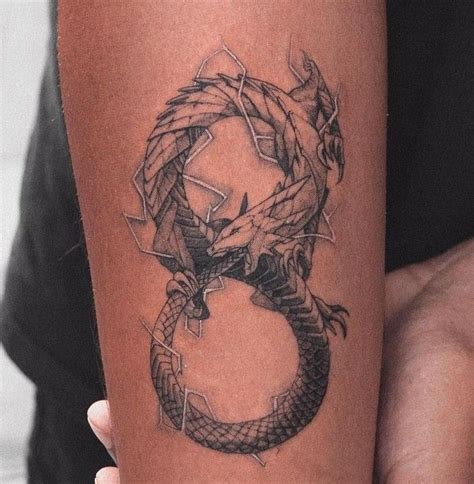 Rayquaza Ouroboros Tattoo in 2021 | Ouroboros tattoo, Tattoos, Animal tattoo