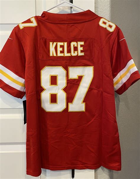 KC Chiefs Travis Kelce Red #87 Jersey - All Stitched - Youth XL - NWT | eBay