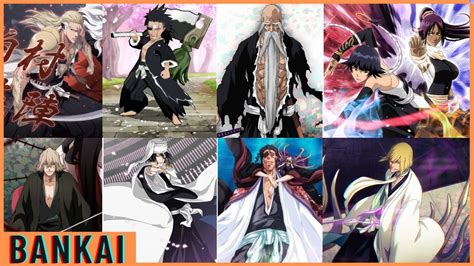 Bleach Brave Souls All Captains Bankai #bleach - YouTube