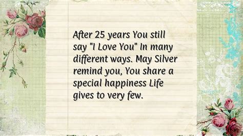 25th Anniversary Quotes