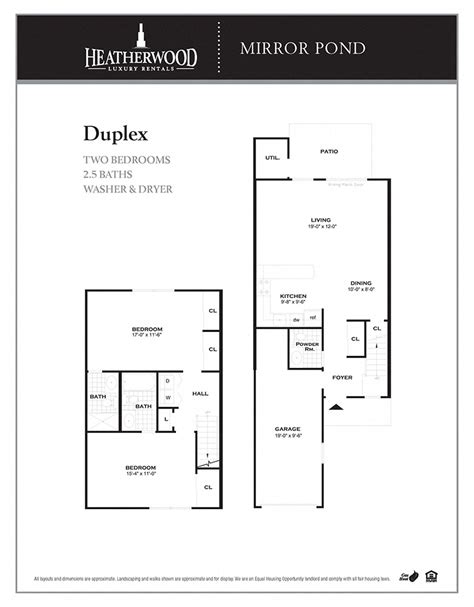 View Mirror Pond Floor Plans | Heatherwood Communities