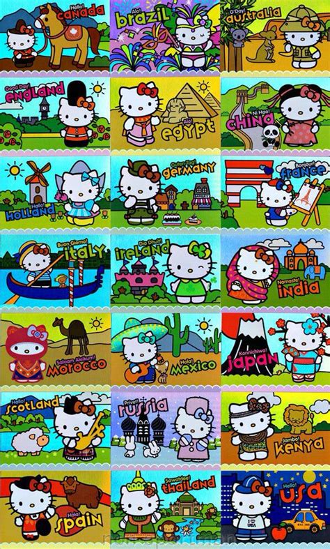 Hello Kitty around the world | Hello kitty wallpaper, Hello kitty, Kitty