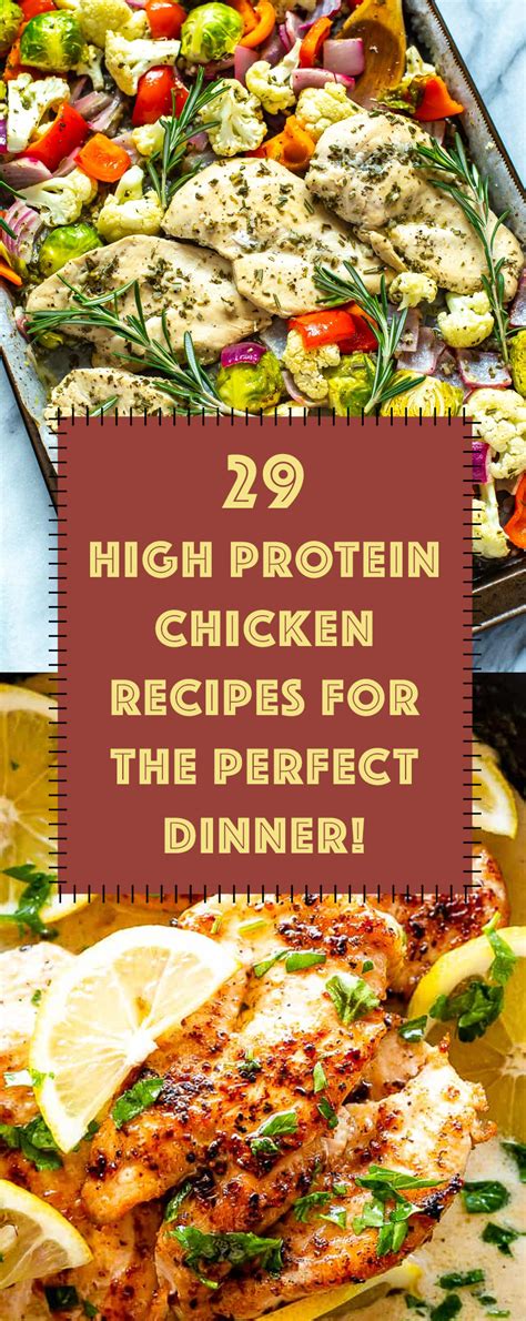 29 High Protein Chicken Recipes That Make The Perfect Healthy Dinner ...