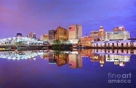 Newark, New Jersey Skyline along the Passaic River Photograph by Denis ...