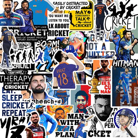 Cricket Sticker Packs [50 sticker]