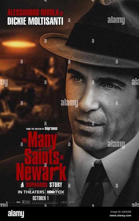 THE MANY SAINTS OF NEWARK, US character poster, Alessandro Nivola, 2021 ...