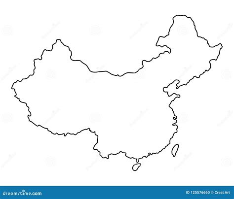 China Outline Map Stock Illustrations – 7,559 China Outline Map Stock ...