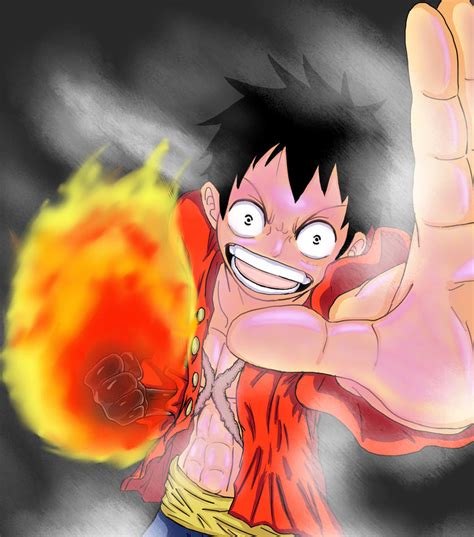 Monkey D. Luffy - Red Hawk by Serj-Tankian-Fan09 on DeviantArt