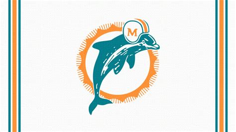 Miami Dolphins Logo Wallpaper | PixelsTalk.Net