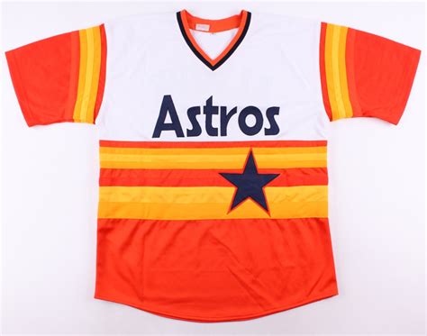 Jose Altuve Signed Astros Rainbow Throwback Jersey (JSA COA) | Pristine ...