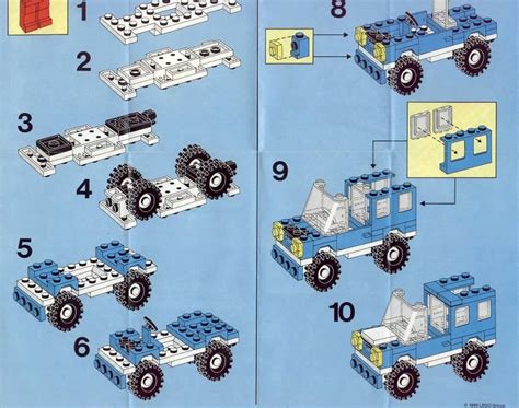 Old LEGO® Instructions | Lego instructions, Lego activities, Vintage lego