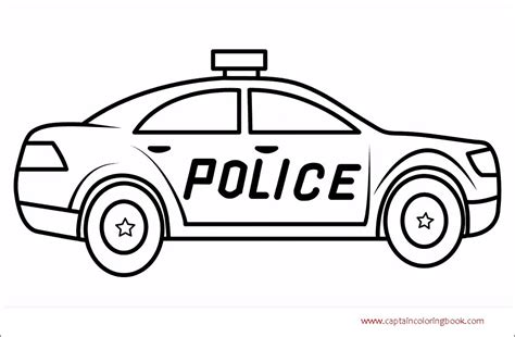 Police Car Drawing Pic - Drawing Skill