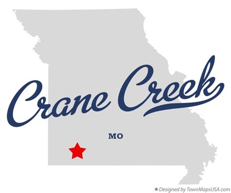 Map of Crane Creek, MO, Missouri