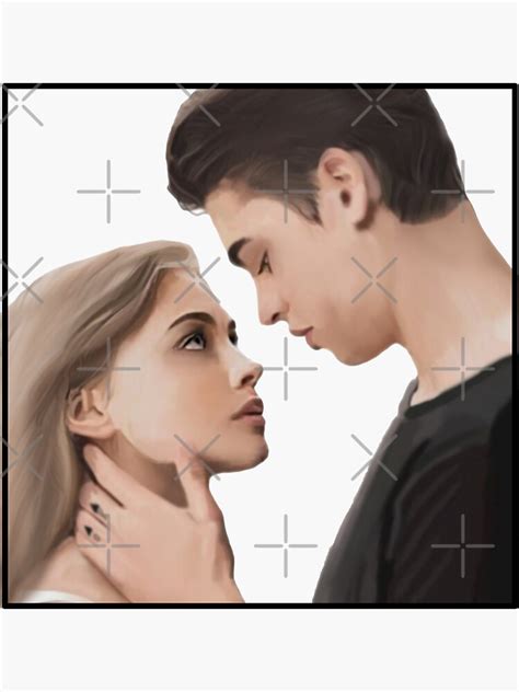 "Hardin and tessa illustration" Sticker for Sale by ishanvi | Redbubble