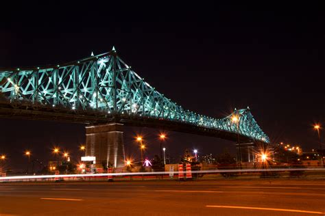 Montreal by night - Jacques Cartier Bridge on Behance