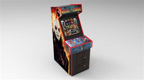 3D mortal kombat 4 arcade machine model - TurboSquid 1149610