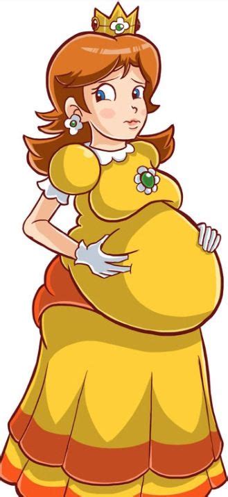 Pregnant princess mario | Pregnant cartoon, Pregnant princess, Princess daisy