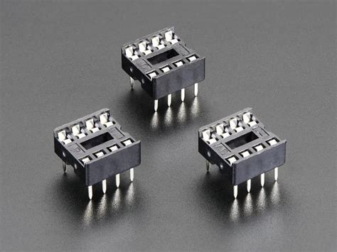 IC Sockets - Packs of 3 - Various Sizes ID: 2309 - $0.00 : Adafruit Industries, Unique & fun DIY ...