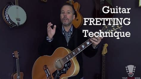 Guitar Fretting Technique - Beginner Guitar Lesson - YouTube