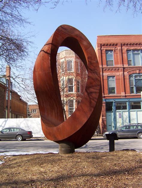 Double Mobius Strip Steel Sculpture By Plamen Yordanov | absolutearts.com