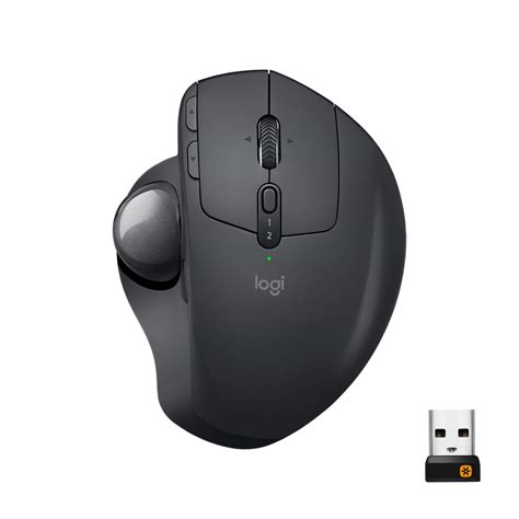 Logitech MX Ergo Wireless Trackball Mouse Adjustable Ergonomic Design ...