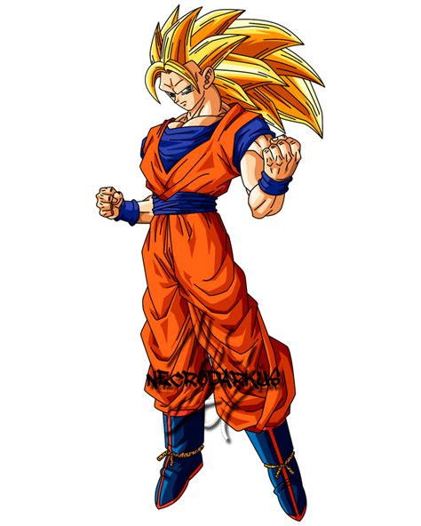 Goku Mastered Super Saiyan 3 by NECRODARKUS on DeviantArt