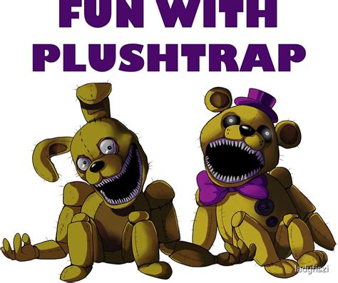 "FNAF 4 - Fun with Plushtrap" Stickers by ladyfiszi | Redbubble