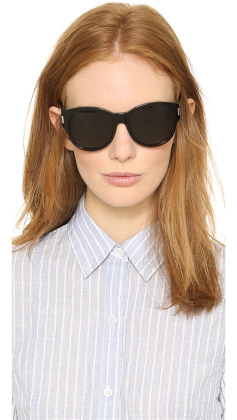 Saint Laurent Classic Sunglasses - Dark Havana/brown Gradient in Black/Brown Grey (Black) - Lyst