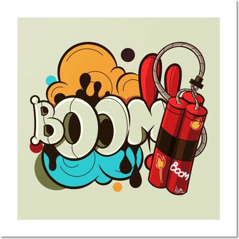 Boom Graffiti Cartoon by alsqcreativeart | Graffiti cartoons, Graffiti ...