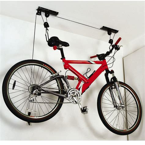 Ceiling-Mounted Bike Lift » Petagadget