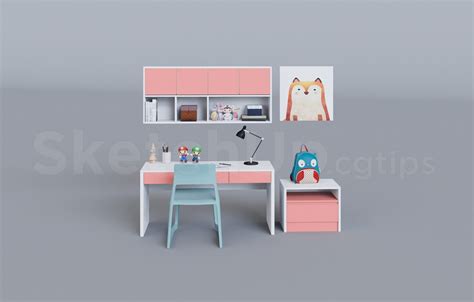 10169. Free Sketchup Desk Model Download